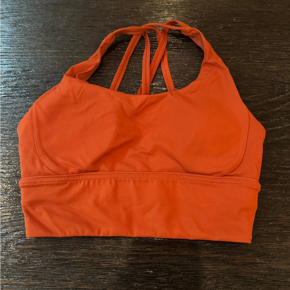 Vibrant Orange Women's Sports Bra
